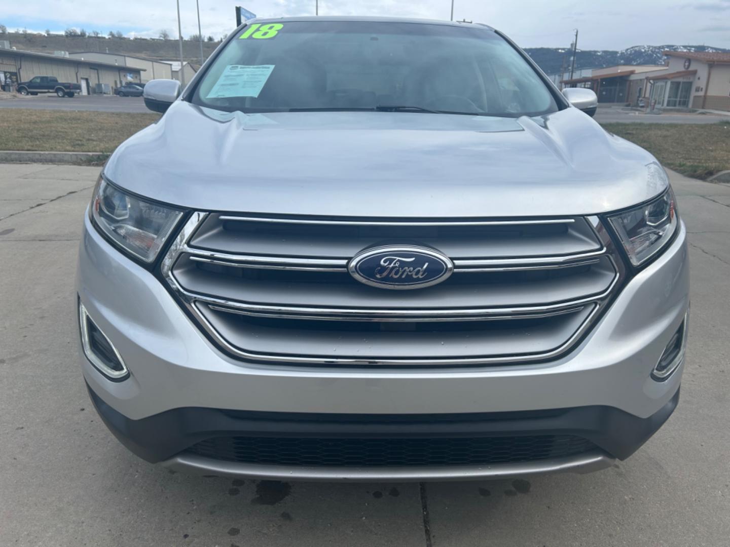 2018 Silver /BLACK Ford Edge Titanium AWD (2FMPK4K98JB) with an 2.0L L4 DOHC 16V engine, 6A transmission, located at 3030 CY Ave, Casper, WY, 82604, (307) 265-3830, 42.827816, -106.357483 - Photo#2